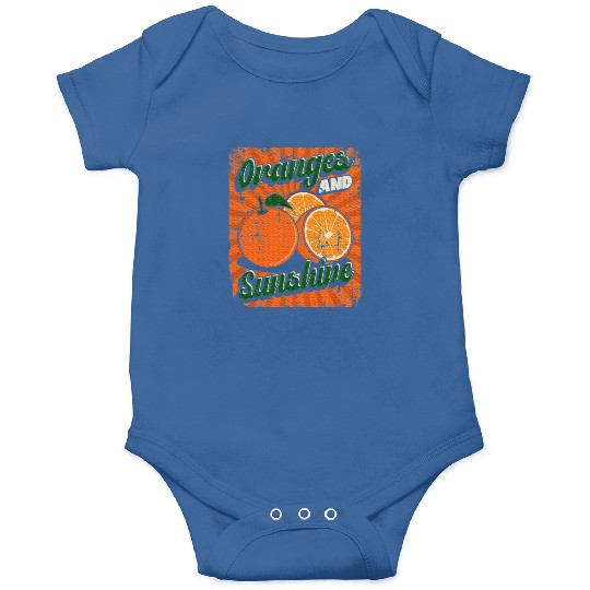 Fruit Lover Oranges And Sunshine Onesies