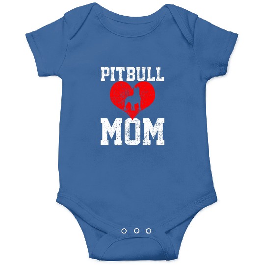Pitbull Mom Love Mama Unique Artistic Expression Onesies
