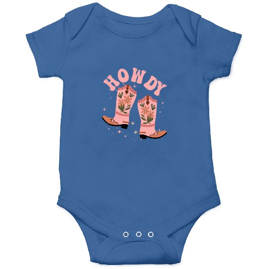 Western Country Texas Cowboy Hat Onesies