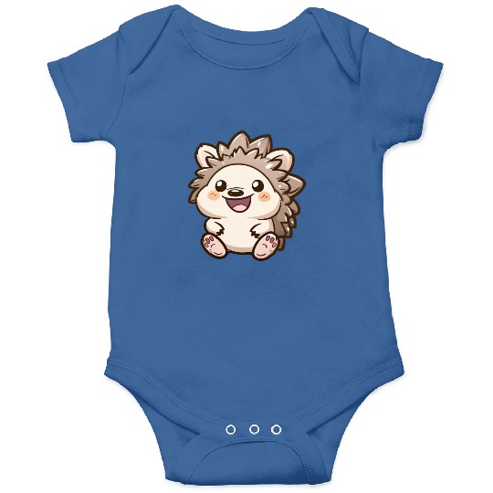 Adorable Smiling Hedgehog Cartoon Onesies