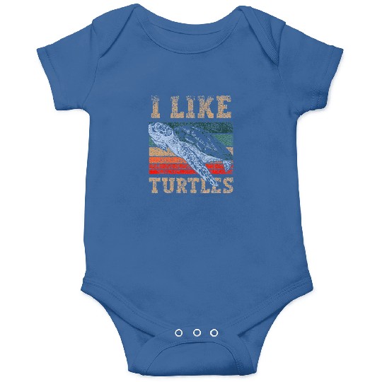 I Like Turtles Lover Turtle Pet Animal Onesies