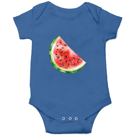 Watermelon Clipart - Fresh Summer Fruit Designs, Onesies