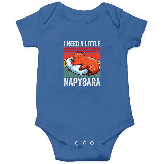 Napybara Cute Capybara Sleeping Nap Lover Onesies