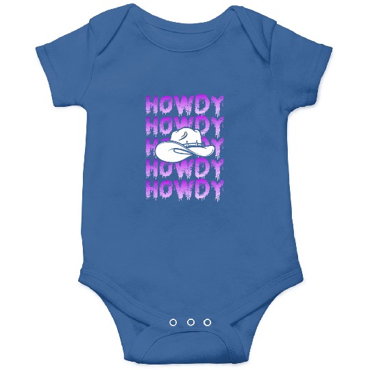 Western Country Texas Cowboy Hat Onesies