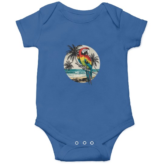 Macaw Parrot for a Bird Lover Animal Lover Onesies