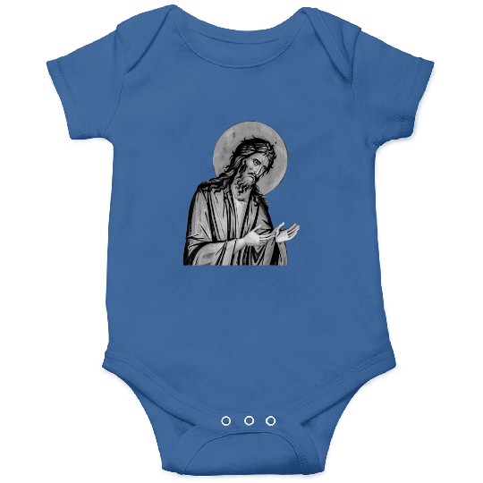 Scary Knight Clothing Catholic Praying Onesies