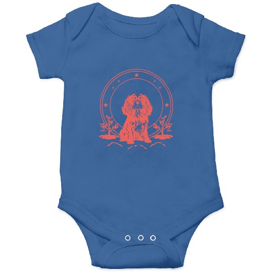 Cavalier King Charles Spaniel Celestial Tarot Card Onesies