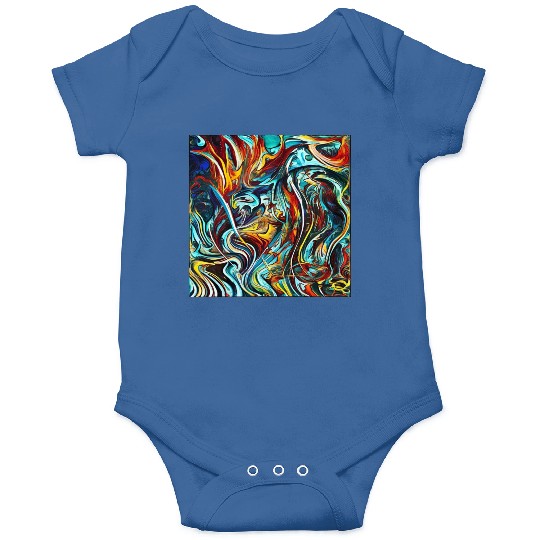 Multi abstrack Onesies