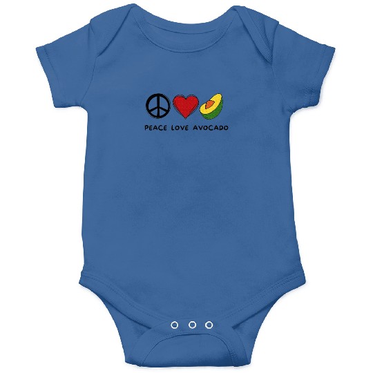 Peace Love Avocado Avocado Lover Food Lover Onesies