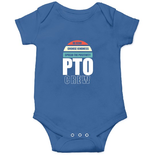 PTO Crew School Volunteer Parent Teacher Onesies