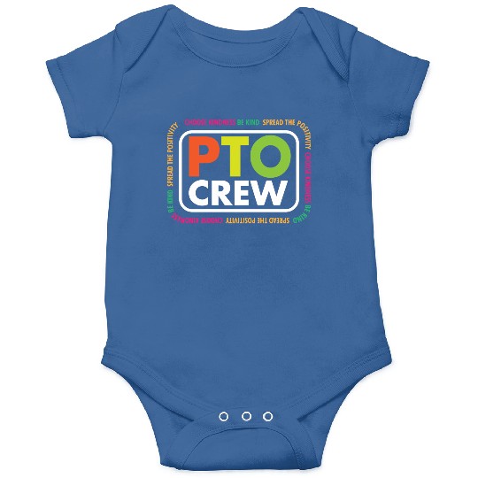 PTO Crew School Volunteer Parent Teacher Onesies