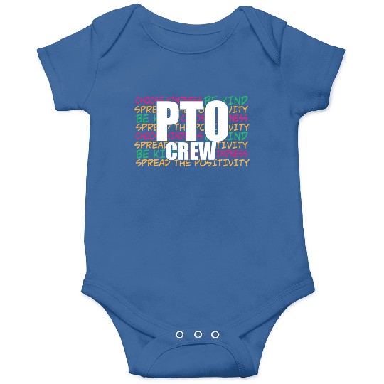 PTO Crew School Volunteer Parent Teacher Onesies