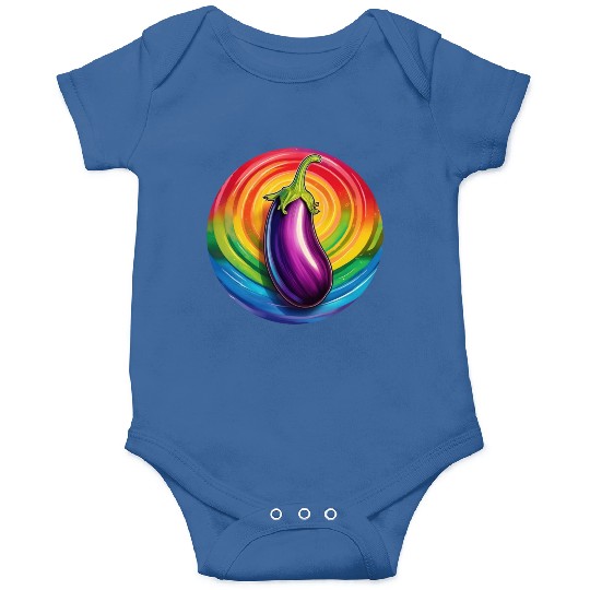 LGBTQ Eggplant Onesies