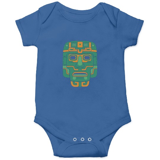 Aztec God Ancient Mythology Huitzilopochtli Mask Onesies
