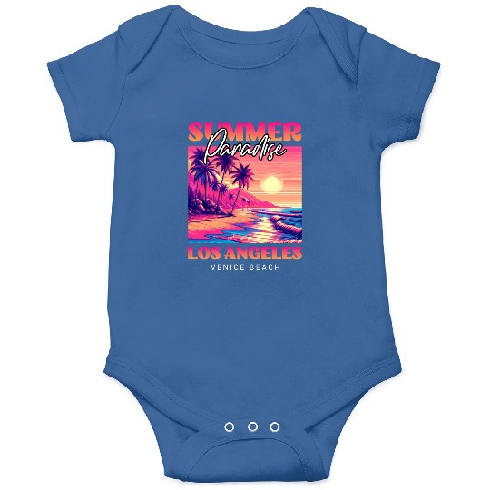 Summer Paradise Los Angeles Venice Beach Onesies