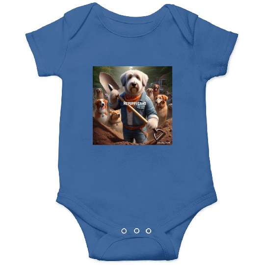 Funny and cute animal or pet Republican Onesies