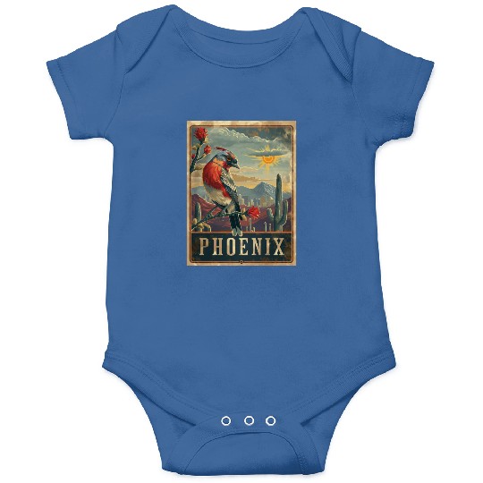 Retro Phoenix Arizonna Onesies