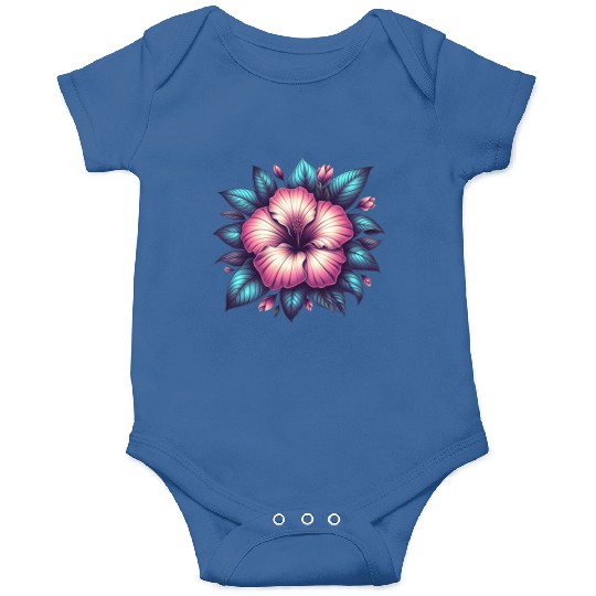 Blooming Beauty Hibiscus Onesies