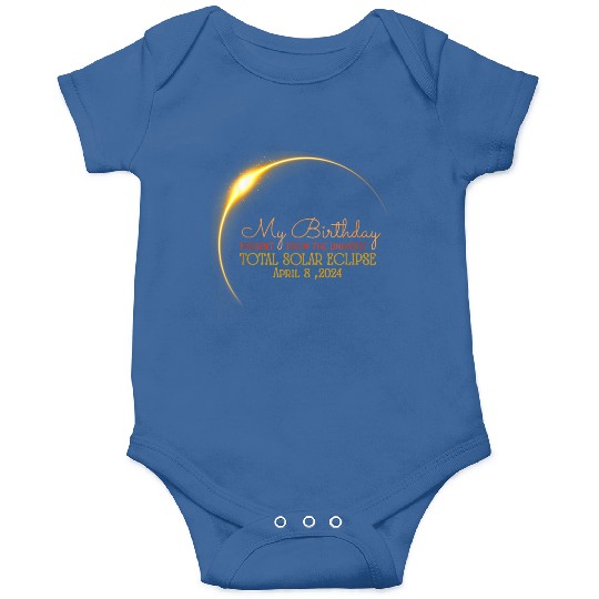 Solar Eclipse Birthday Present Universe Onesies