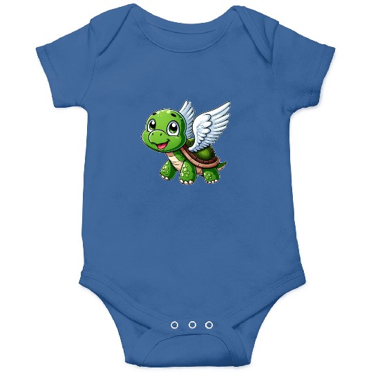 Turtle Angel Wings Halo Farm Farmer Onesies
