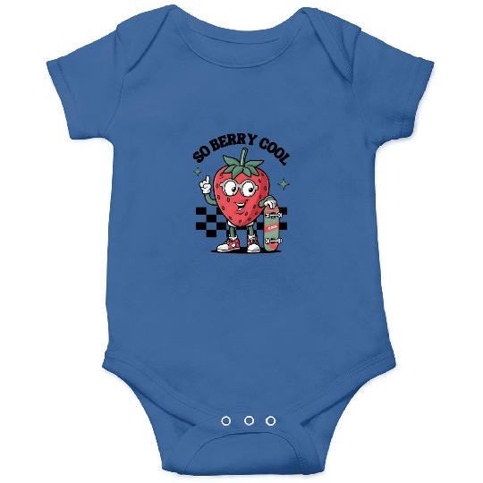 Groovy So Berry Cool Fruit Lover Strawberry Onesies