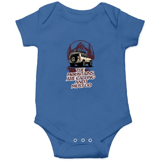 the mountains are calling and i must go Onesies