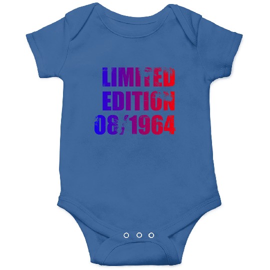 60th birthday Limited Edition 08/1964 Onesies