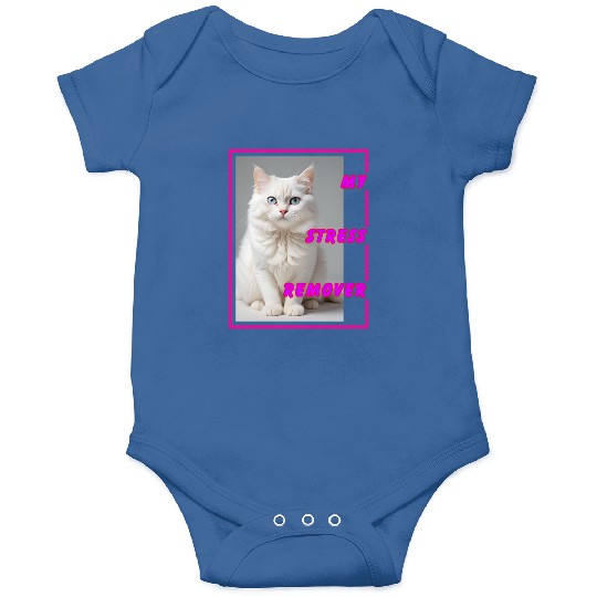 White cat design Onesies