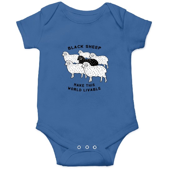Black sheep make this world livable Onesies