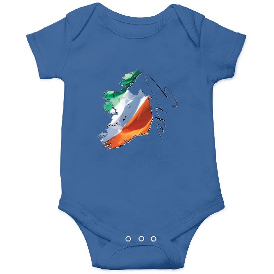 Ireland | Real Flag | Flag Map IR Onesies