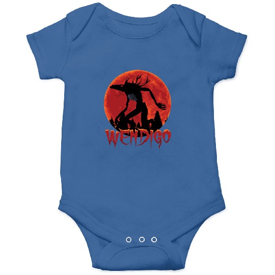 Cryptid Monsters Folk Wendigo Cryptid Creepy Onesies