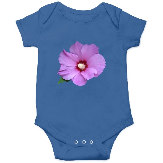 Elegant Pink Hibiscus Flower Print Onesies