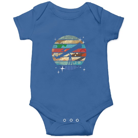 Planets Of Solar System Telescope Astronomy Onesies