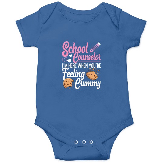 School Counselor Pun Cookie School Onesies