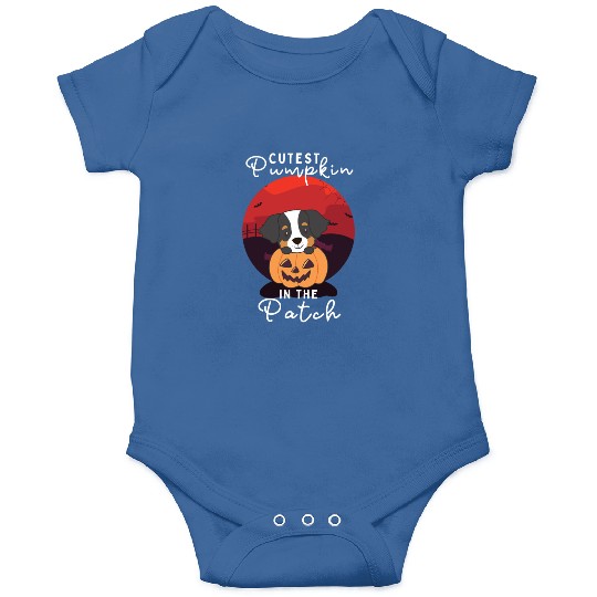 Bernese Mountain Dog Cutest Pumpkin In The Patch Onesies