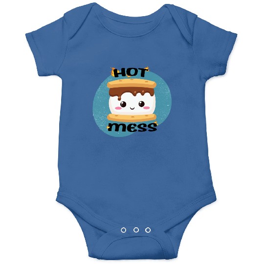 Hot Mess Kawaii S'more Meme Onesies
