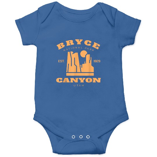 Vintage Bryce Canyon National Park Utah Hiking Cam Onesies
