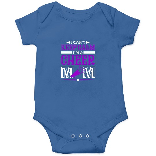 Keep Calm Cheer Mom Cheerleading Mother's Day Onesies
