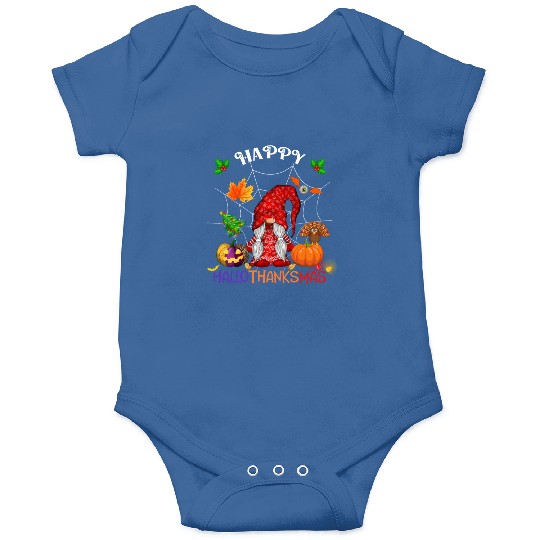 Happy HalloThanksMas Gnome Onesies