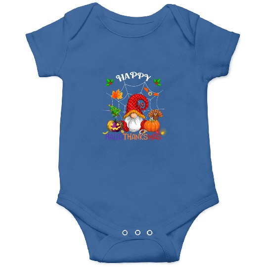 Happy HalloThanksMas Gnome Onesies