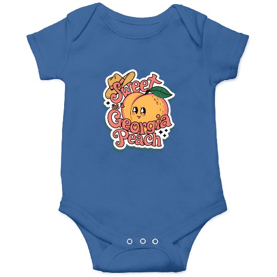 Sweet as a Georgia Peach Sticker.t-shits Onesies