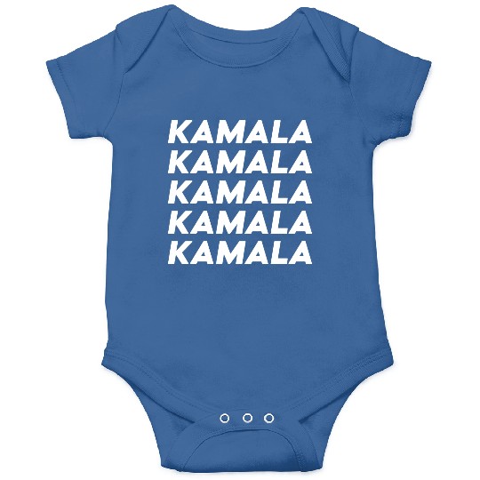 Kamala Harris Election 2024 White Typography Onesies