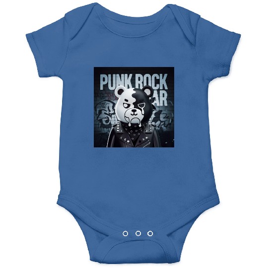Punk Rock Bear Onesies