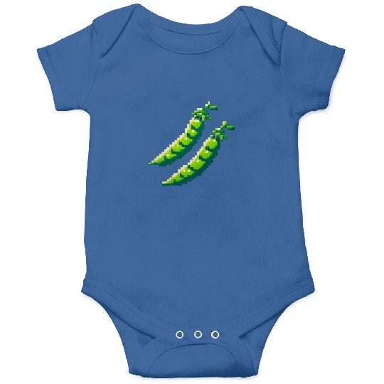 8 Bit Pixel Peas Onesies