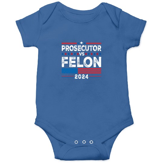 Funny Voting Election 2024 Prosecutor vs Felon Onesies