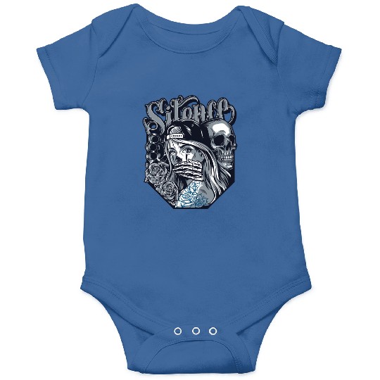 silence Chicano Vintage Design Onesies
