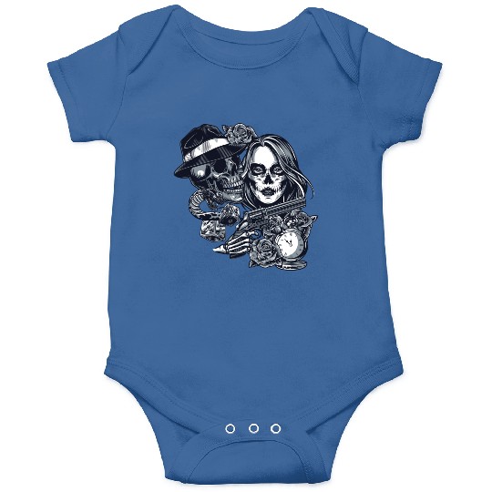 Chicano Street Art Graphic Onesies