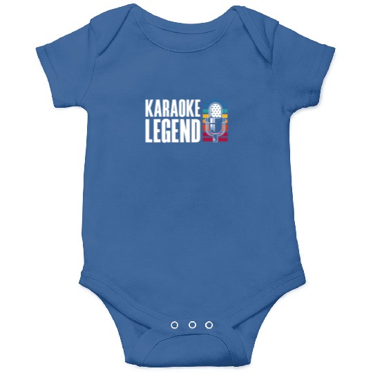 Karaoke Legend Microphone Retro Onesies