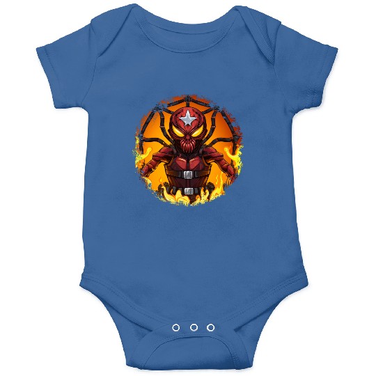 Spiders Firefighter / fireman spider Onesies