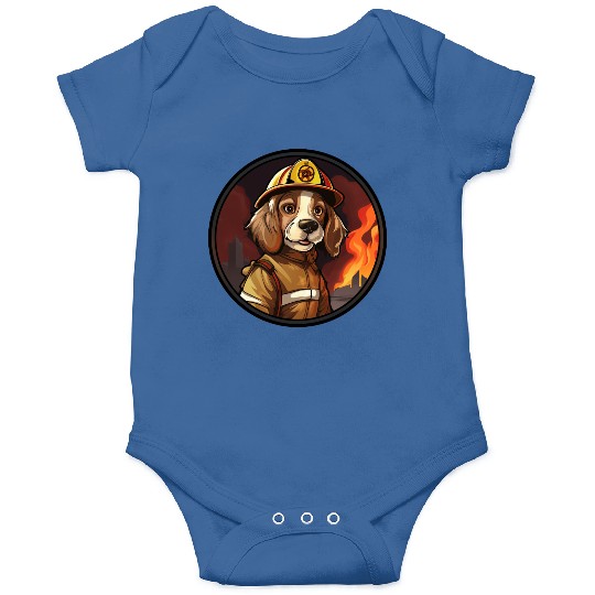 Dogs Firefighter Onesies